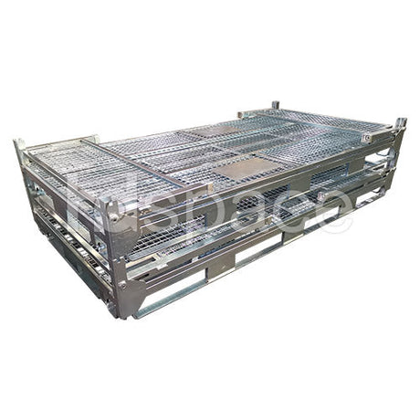 Double Collapsible Pallet Cage Half Height